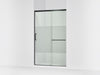 KOHLER K-707613-8G81 Elate Sliding shower door, 75-1/2" H x 44-1/4 - 47-5/8" W, with heavy 5/16" thick Crystal Clear...