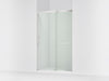 KOHLER K-707613-8L Elate Sliding shower door, 75-1/2" H x 44-1/4 - 47-5/8" W, with heavy 5/16" thick Crystal Clear glass,...
