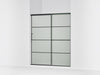KOHLER K-707615-8G80 Elate Sliding shower door, 75-1/2" H x 56-1/4 - 59-5/8" W, with heavy 5/16" thick Frosted glass with...