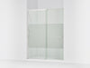 KOHLER K-707616-8G81 Elate Sliding shower door, 75-1/2" H x 62-1/4 - 65-5/8" W with heavy 5/16" thick Crystal Clear glass...