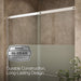 KOHLER K-707616-8G81 Elate Sliding shower door, 75-1/2" H x 62-1/4 - 65-5/8" W with heavy 5/16" thick Crystal Clear glass...