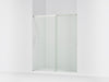 KOHLER K-707616-8L Elate Sliding shower door, 75-1/2" H x 62-1/4 - 65-5/8" W, with heavy 5/16" thick Crystal Clear glass,...