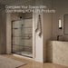 KOHLER K-707617-8G79 Elate Sliding shower door, 75-1/2" H x 68-1/4 - 71-5/8" W, with heavy 5/16" thick Crystal Clear...