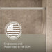 KOHLER K-707617-8G81 Elate Sliding shower door, 75-1/2" H x 68-1/4 - 71-5/8" W, with heavy 5/16" thick Crystal Clear...