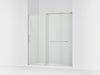 KOHLER K-707617-8L Elate Sliding shower door, 75-1/2" H x 68-1/4 - 71-5/8" W, with heavy 5/16" thick Crystal Clear glass,...