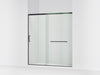 KOHLER K-707617-8L Elate Sliding shower door, 75-1/2" H x 68-1/4 - 71-5/8" W, with heavy 5/16" thick Crystal Clear glass,...