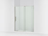 KOHLER K-707621-8L Echelon Sliding shower door, 71-3/4" H x 55-3/4 - 59-3/4" W, with 5/16" thick Crystal Clear glass,...