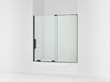 KOHLER K-707623-8L Echelon Sliding bath door, 58-1/4" H x 55-3/4 - 59-3/4" W, with 5/16" thick Crystal Clear glass, matte...