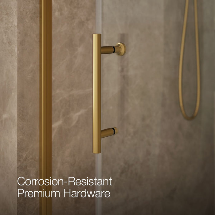 KOHLER K-709080-10L Rely 77" H sliding shower door with 3/8"-thick glass