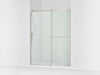 KOHLER K-709081-10L Rely 77" H sliding shower door with 3/8"-thick glass, anodized brushed nickel