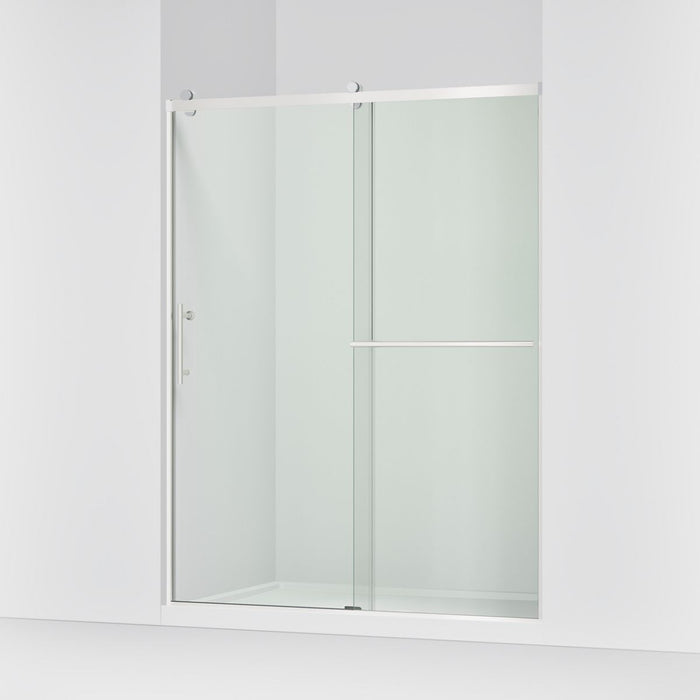 KOHLER K-709081-10L Rely 77" H sliding shower door with 3/8"-thick glass, bright polished silver - view 4