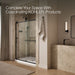 KOHLER K-709081-10L Rely 77" H sliding shower door with 3/8"-thick glass, matte black - view 3