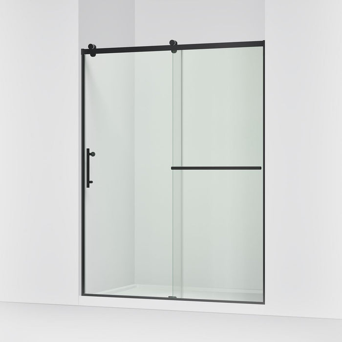 KOHLER K-709081-10L Rely 77" H sliding shower door with 3/8"-thick glass, matte black - view 4