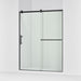 KOHLER K-709081-10L Rely 77" H sliding shower door with 3/8"-thick glass, matte black - view 4