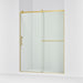 KOHLER K-709081-10L Rely 77" H sliding shower door with 3/8"-thick glass, vibrant brushed moderne brass - view 4