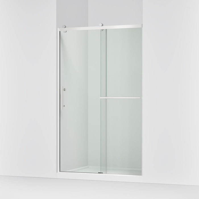 KOHLER K-709082-10L Rely 77" H sliding shower door with 3/8"-thick glass, bright polished silver - view 5