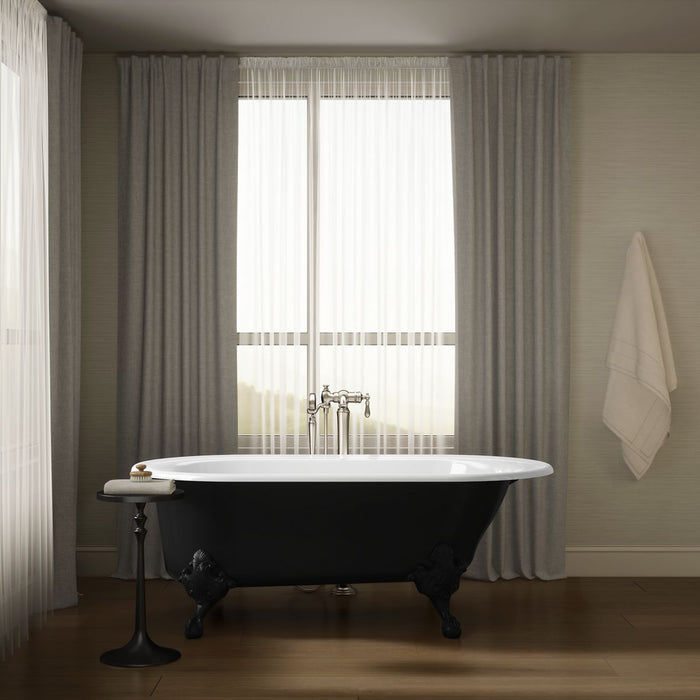 KOHLER K-710-P5 Iron Works 66" x 36" freestanding bath