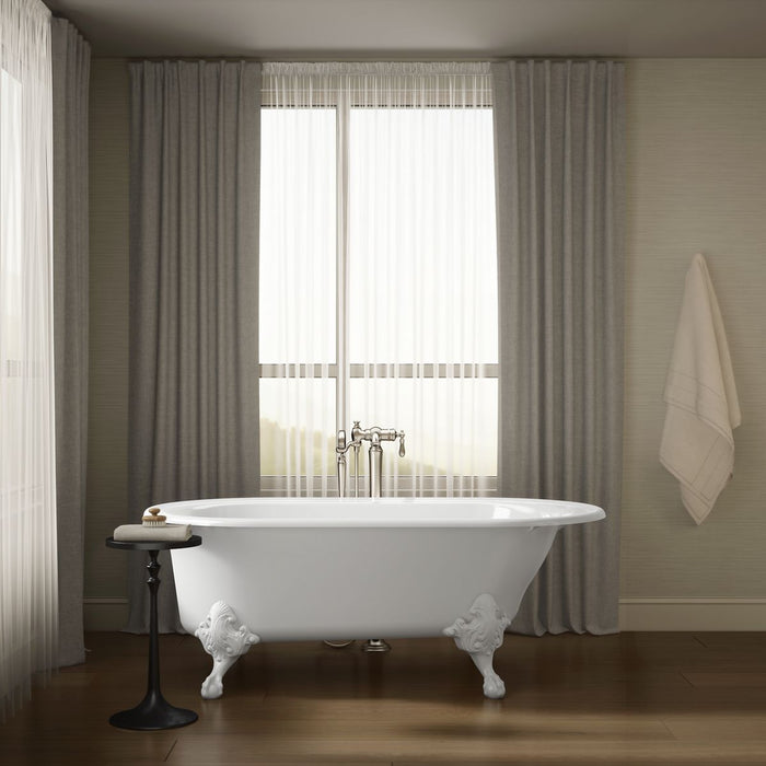 KOHLER K-710-W Iron Works 66" x 36" freestanding bath