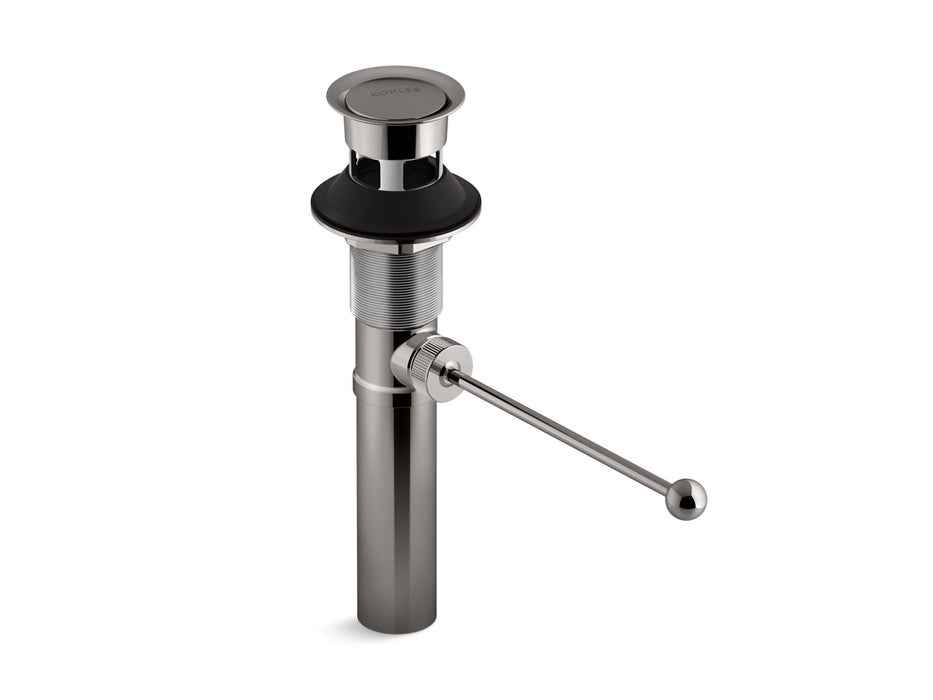 KOHLER K-7114-A Premier pop-up drain, exposed, with overflow