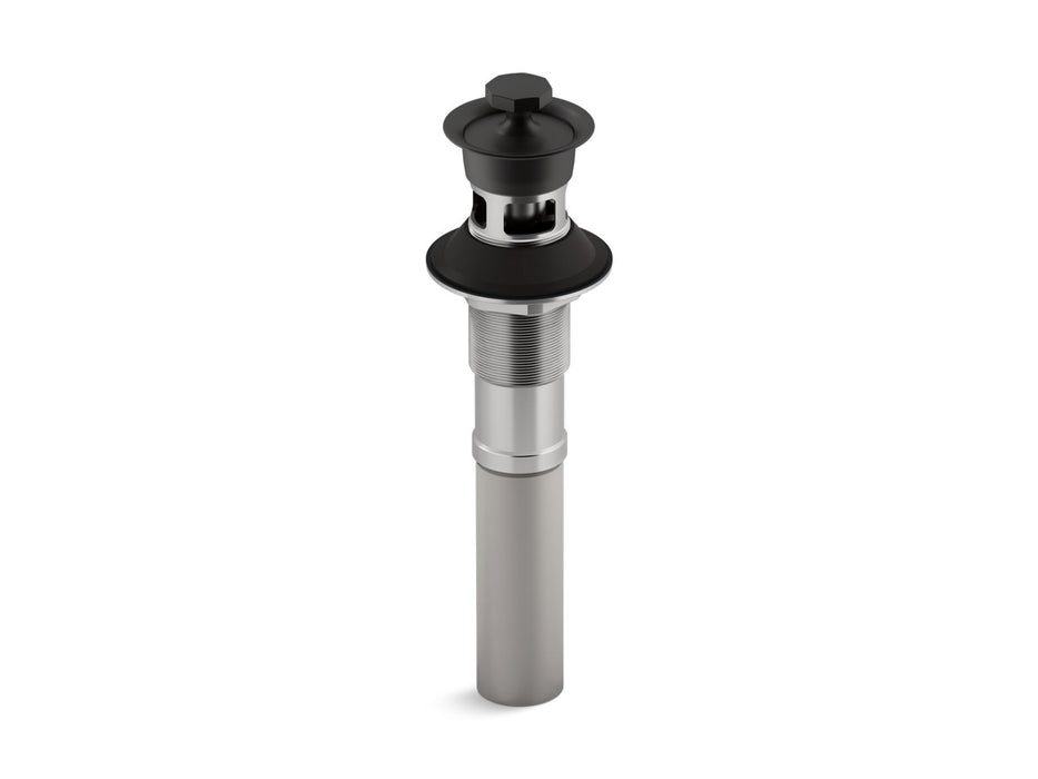 KOHLER K-7127-A Bathroom sink drain with overflow and non-removable metal stopper