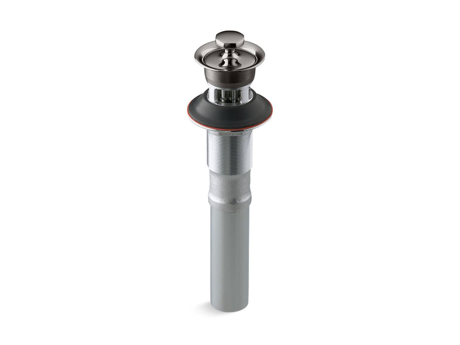 KOHLER K-7127-A Bathroom sink drain with overflow and non-removable metal stopper