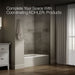 KOHLER K-713 Villager 60" x 34-1/4" alcove bath, left drain, biscuit - view 3