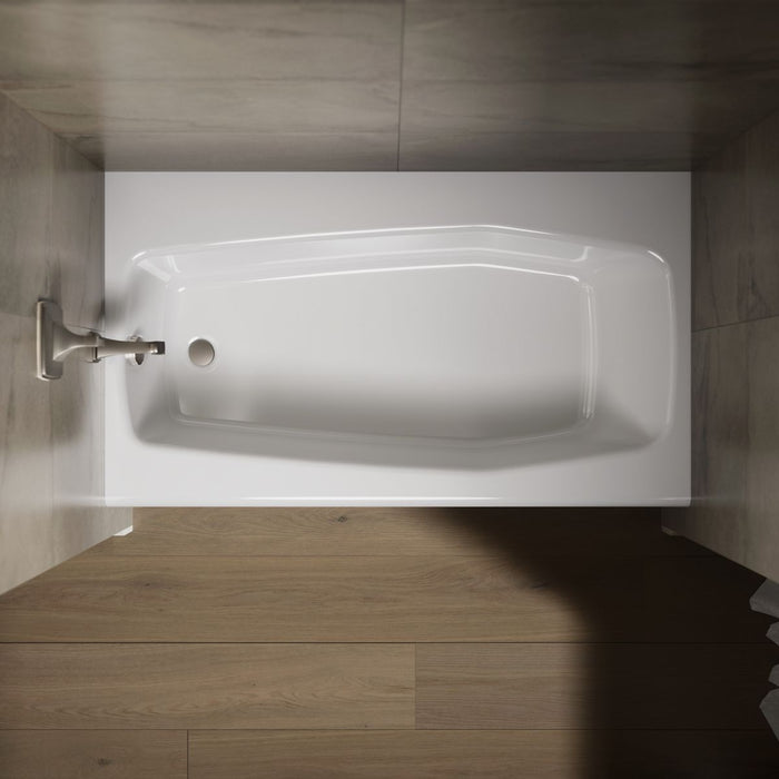 KOHLER K-713 Villager 60" x 34-1/4" alcove bath, left drain, white - view 5