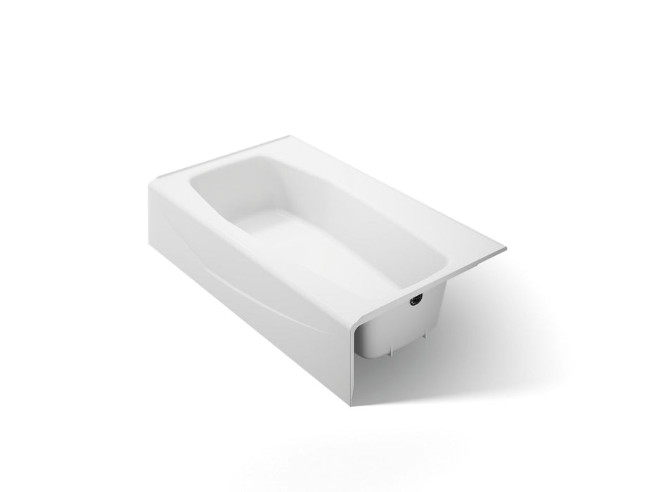 KOHLER K-714 Villager 60" x 34-1/4" alcove bath, right drain, white