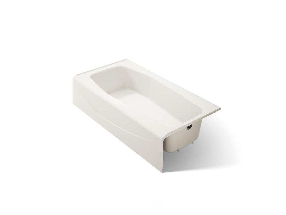 KOHLER K-716 Villager 60" x 30-1/4" alcove bath, right drain, biscuit