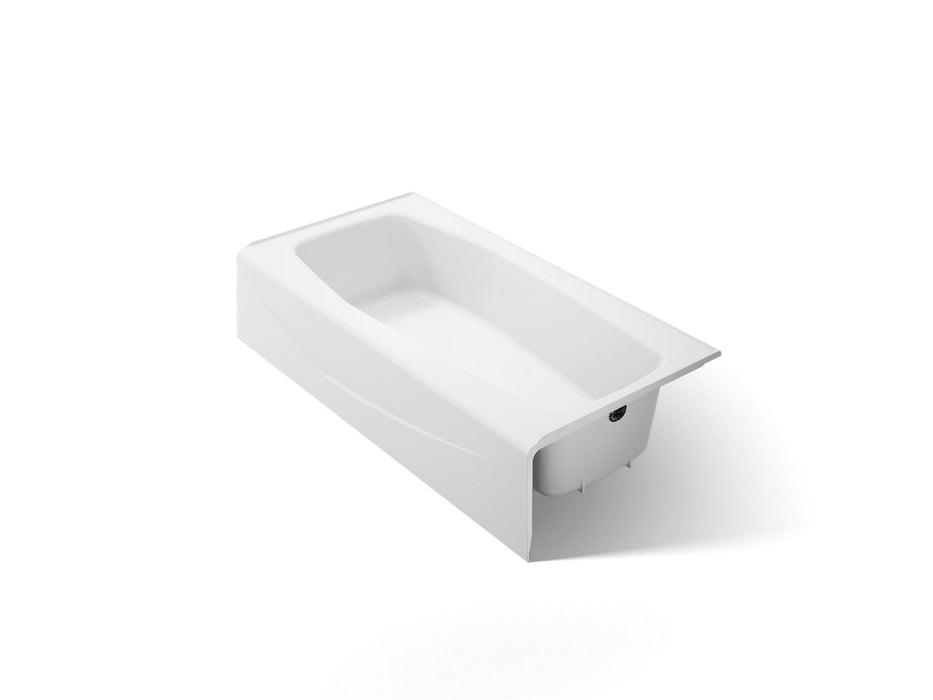 KOHLER K-716 Villager 60" x 30-1/4" alcove bath, right drain, white