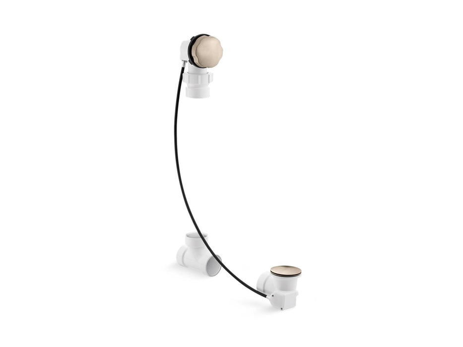 KOHLER K-7214 Clearflo Cable bath drain, less PVC tubing