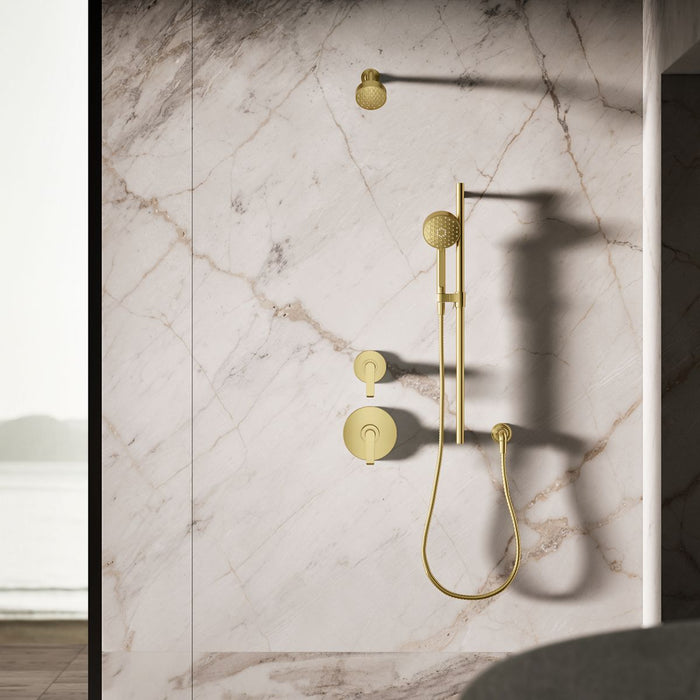 KOHLER K-72415-Y Awaken G110 Three-function handshower, 2.5 gpm, vibrant brushed moderne brass - view 2
