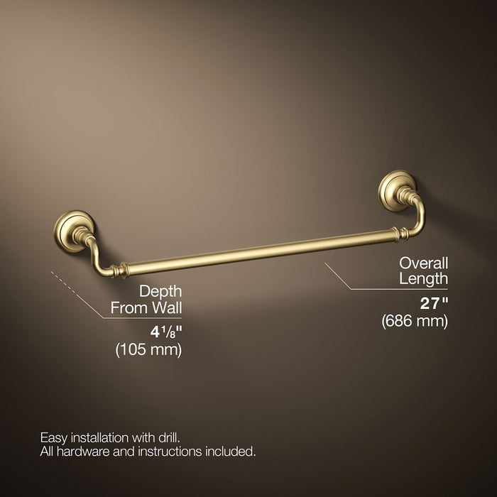 KOHLER K-72568 Artifacts 24" towel bar