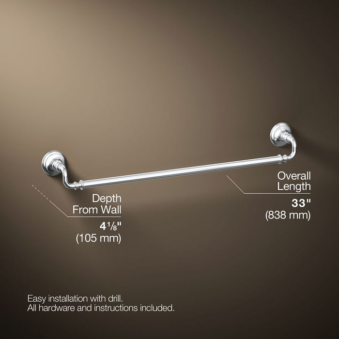 KOHLER K-72569 Artifacts 30" towel bar