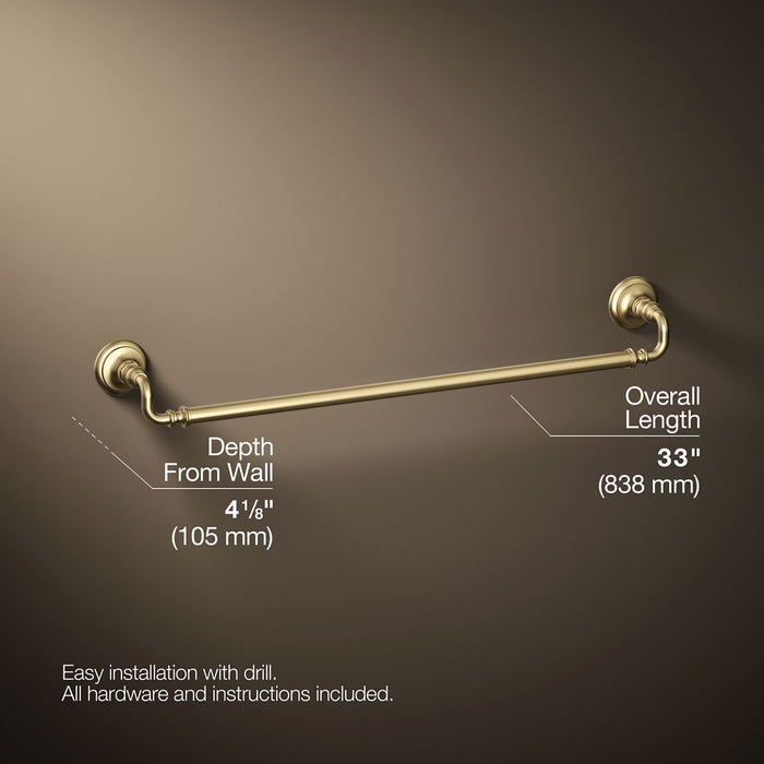 KOHLER K-72569 Artifacts 30" towel bar