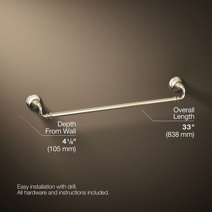KOHLER K-72569 Artifacts 30" towel bar