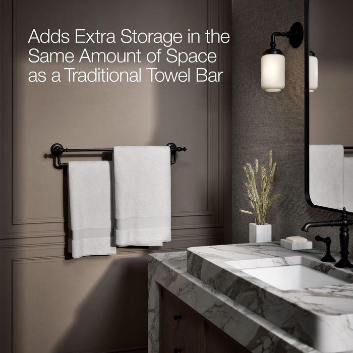 KOHLER K-72570 Artifacts 24" double towel bar