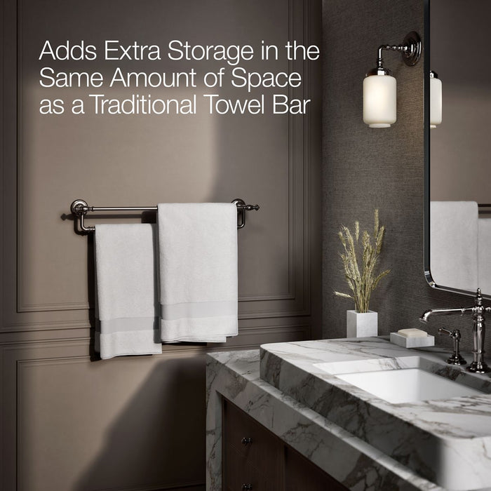 KOHLER K-72570 Artifacts 24" double towel bar