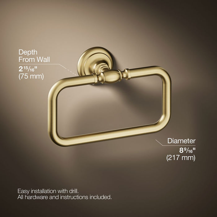 KOHLER K-72571 Artifacts Towel ring