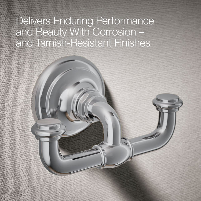 KOHLER K-72572 Artifacts Double robe hook