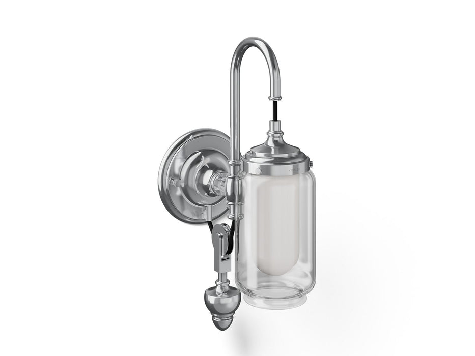 3/4 view of product with dimensions