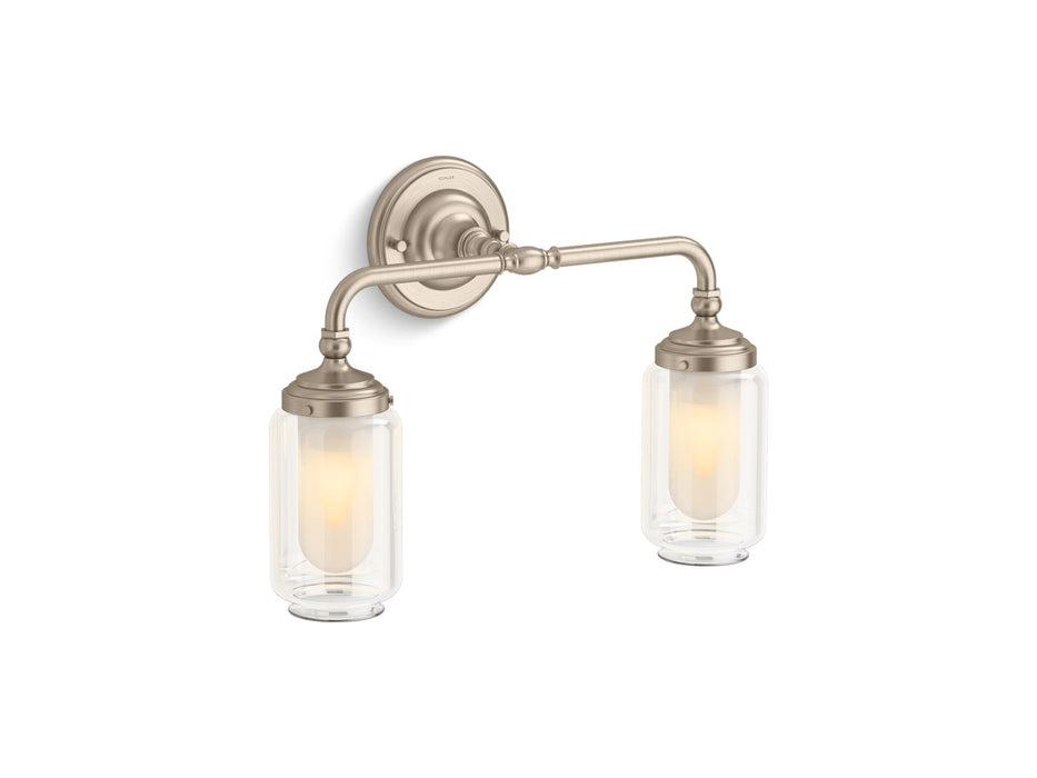 KOHLER K-72582 Artifacts Two-light sconce