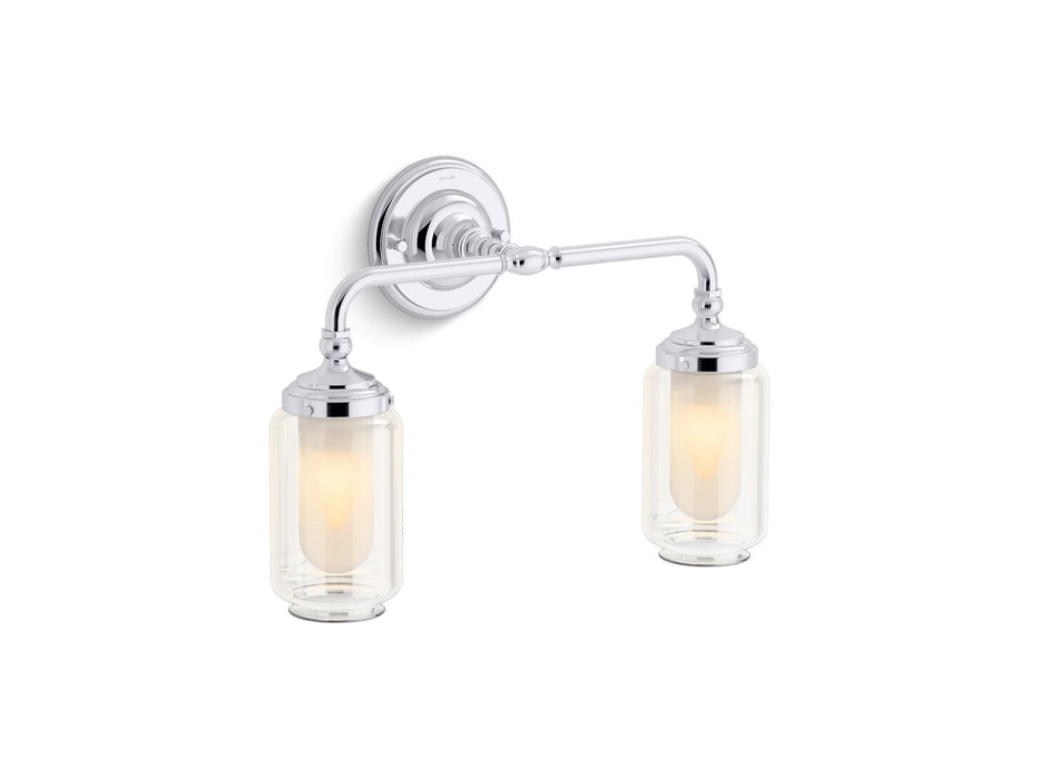 KOHLER K-72582 Artifacts Two-light sconce