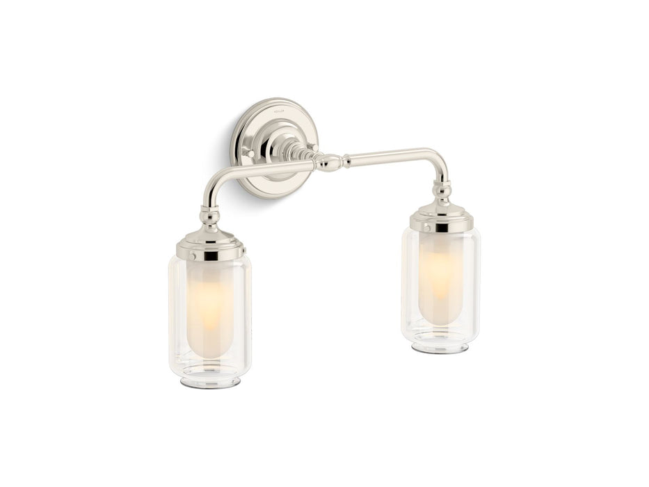 KOHLER K-72582 Artifacts Two-light sconce
