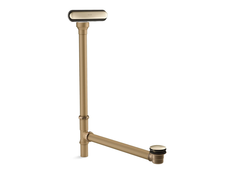 KOHLER K-7271 Clearflo Slotted overflow brass bath drain, vibrant french gold