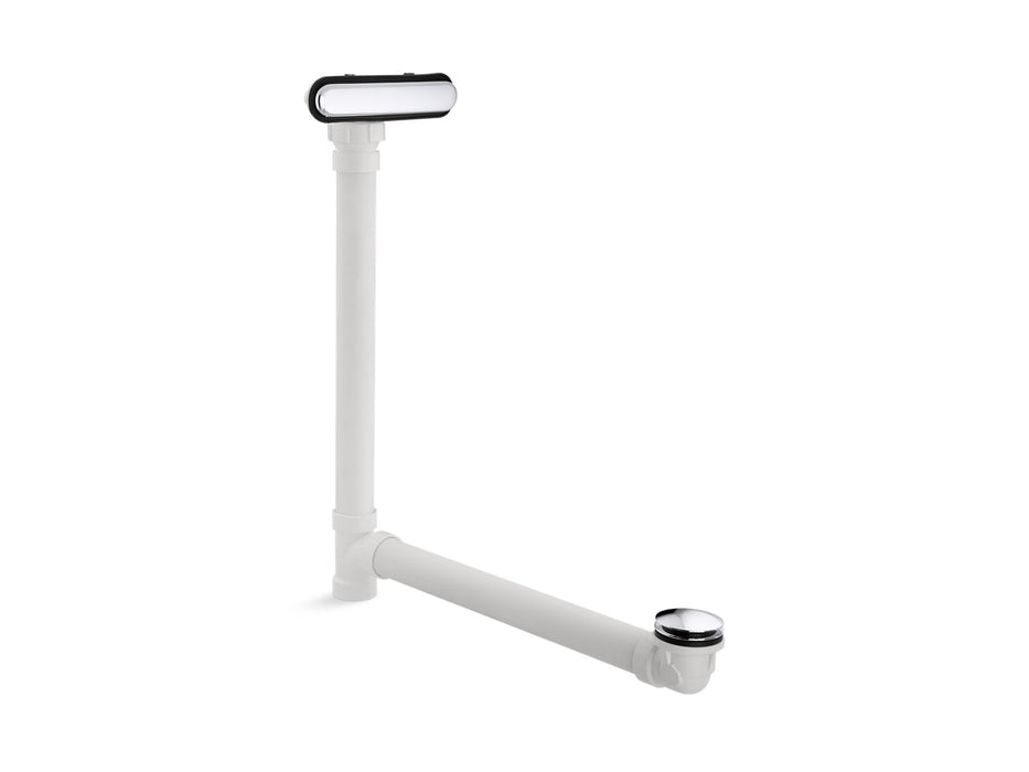 KOHLER K-7272 Clearflo Slotted overflow bath drain, polished chrome