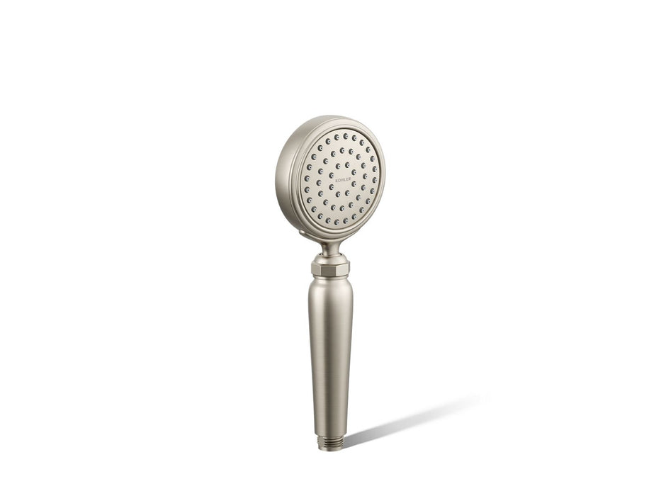 KOHLER K-72776-Y Artifacts Single-function handshower, 2.5 gpm, vibrant brushed nickel