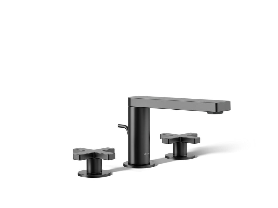 KOHLER K-73060-3 Composed Widespread bathroom sink faucet with Cross handles, 1.2 gpm
