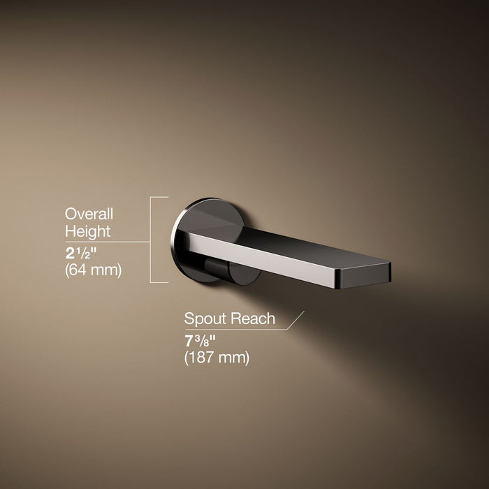 KOHLER K-73120 Composed Wall-mount bath spout