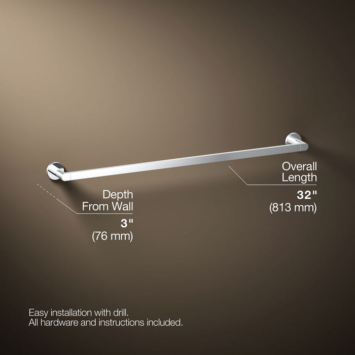 KOHLER K-73143 Composed 30" towel bar